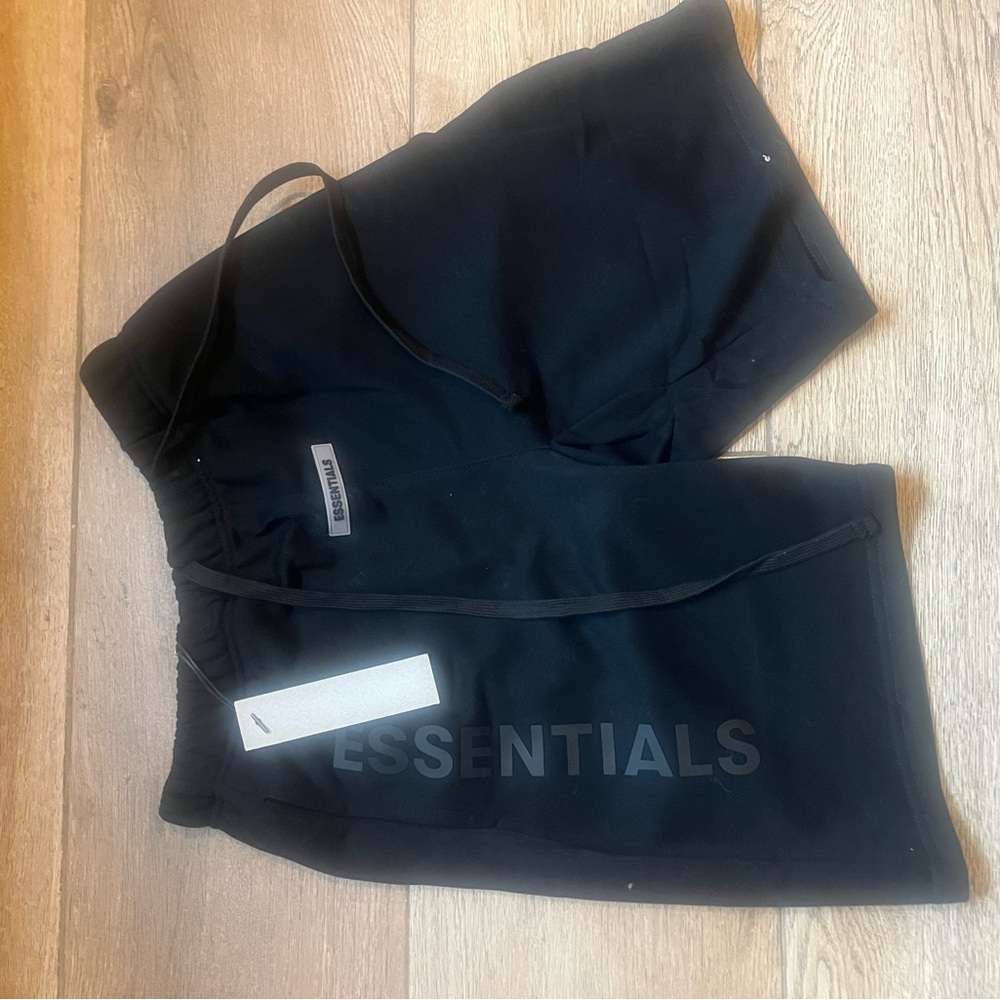 Men’s drawstring black shorts. Not authentic